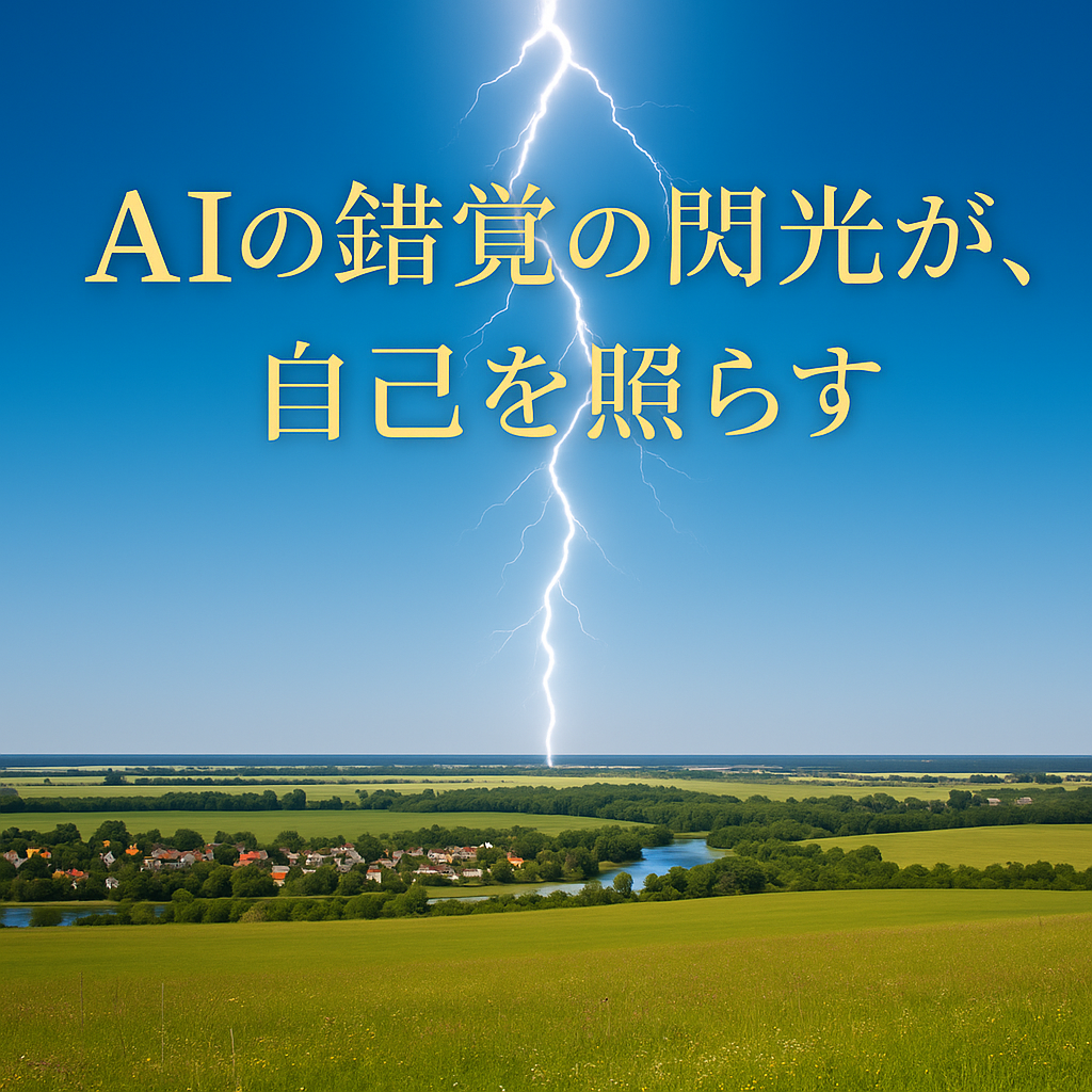 錯覚の閃光が、自己を照らす