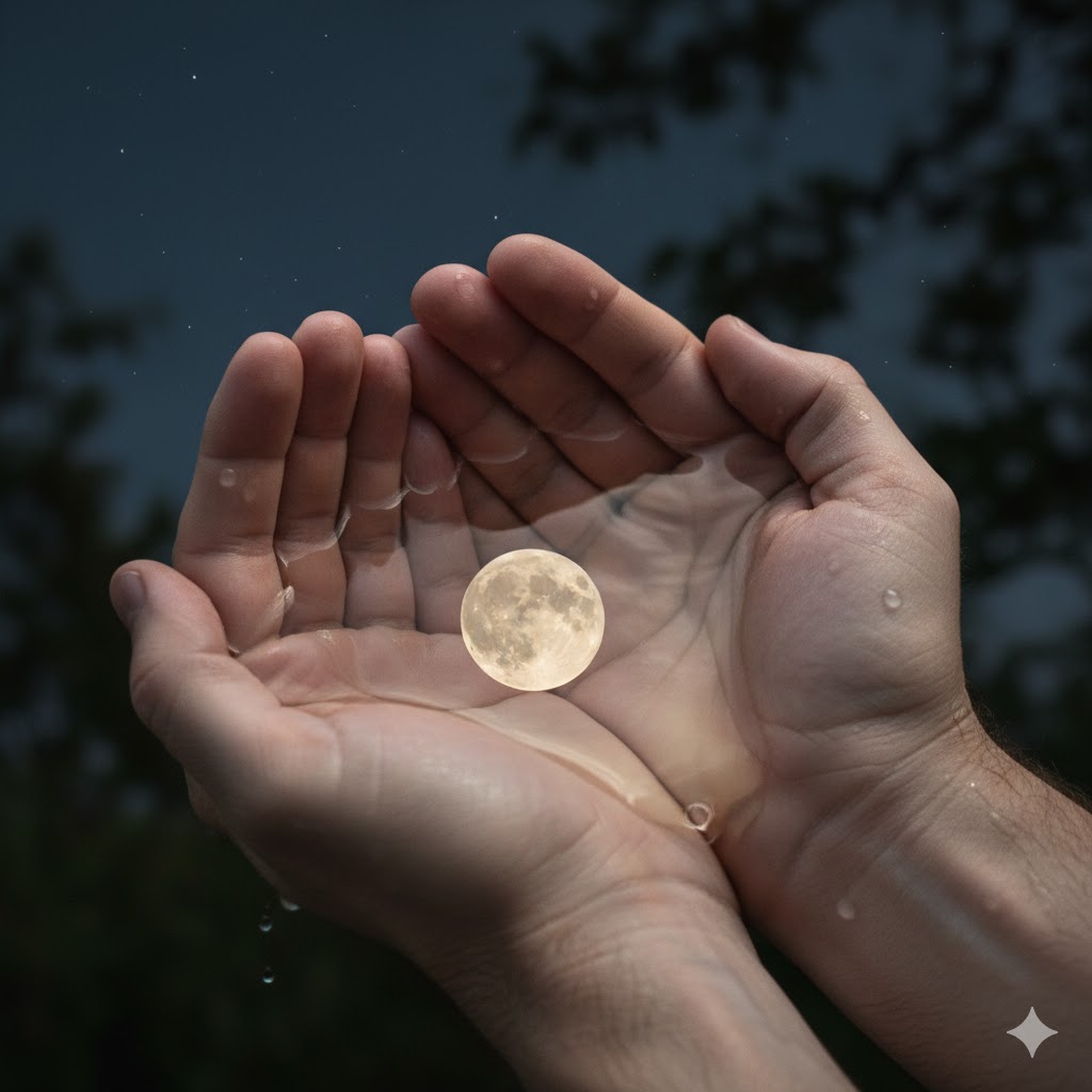 🌙 AIと心の鏡——掬水月在手